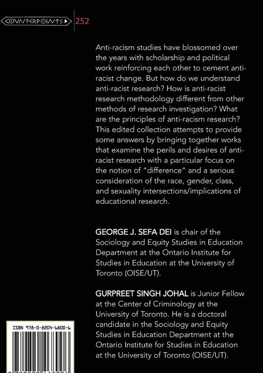 Produktbild: Critical Issues in Anti-Racist Research Methodologies