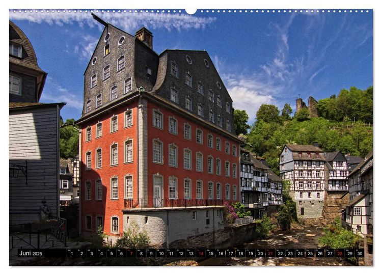 Produktbild: Stadtansichten, Monschau die Altstadt (Wandkalender 2026 DIN A2 quer), CALVENDO Monatskalender