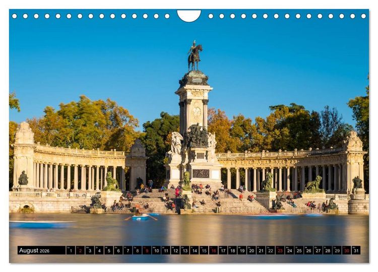 Produktbild: Metropole Madrid (Wandkalender 2026 DIN A4 quer), CALVENDO Monatskalender
