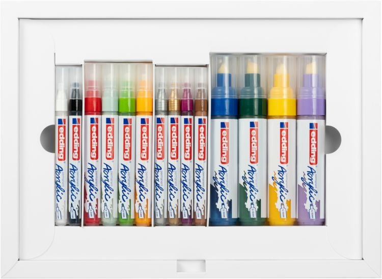 Produktbild: edding Acrylmarker Kreativ Basic 14er Set