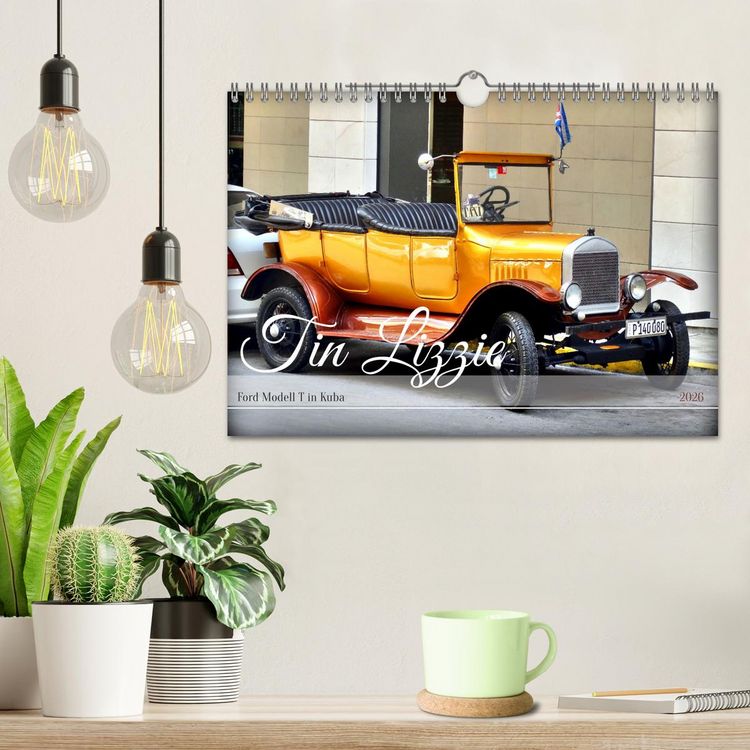 Produktbild: Tin Lizzie - Ford Modell T in Kuba (Wandkalender 2026 DIN A4 quer), CALVENDO Monatskalender