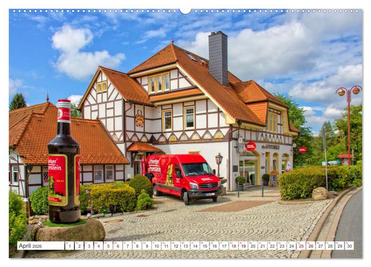 Produktbild: Schierke am Brocken - Die sch&ouml;nste Ortschaft unterhalb des Brockengipfels (hochwertiger Premium Wandkalender 2026 DIN A2 quer), Kunstdruck in Hochglanz