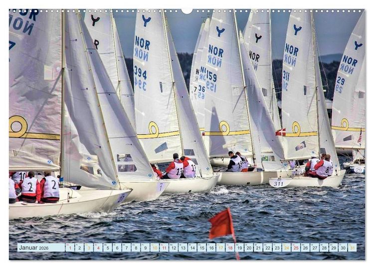Produktbild: Segeln - Freiheit und Abenteuer (hochwertiger Premium Wandkalender 2026 DIN A2 quer), Kunstdruck in Hochglanz