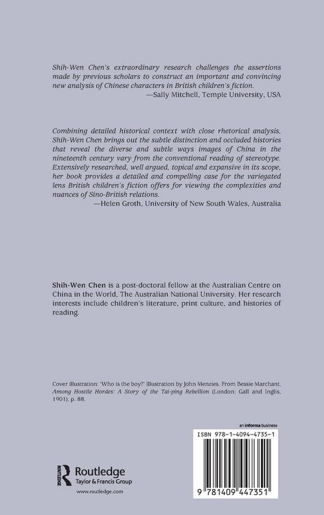 Produktbild: Representations of China in British Children's Fiction, 1851-1911