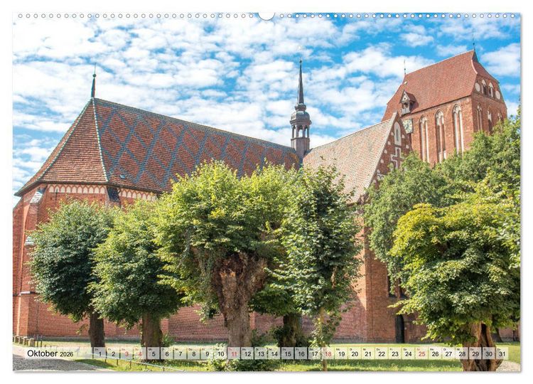 Produktbild: Altes G&uuml;strow (Wandkalender 2026 DIN A2 quer), CALVENDO Monatskalender
