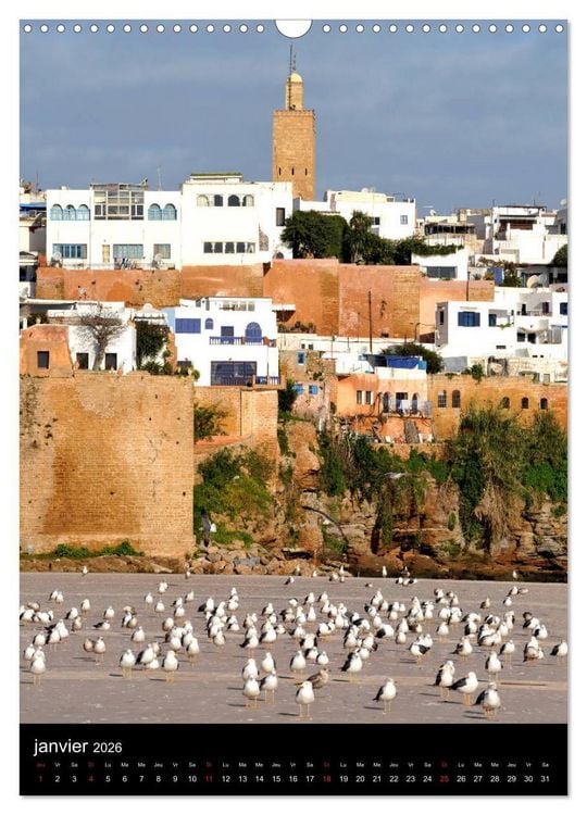 Produktbild: Collection MAROC RABAT (Calendrier mural 2026 DIN A3 horizontal), CALVENDO calendrier mensuel