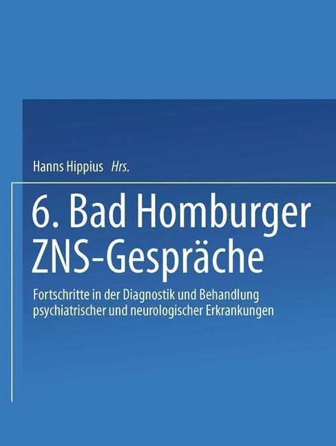 Produktbild: 6. Bad Homburger ZNS-Gespr&auml;che
