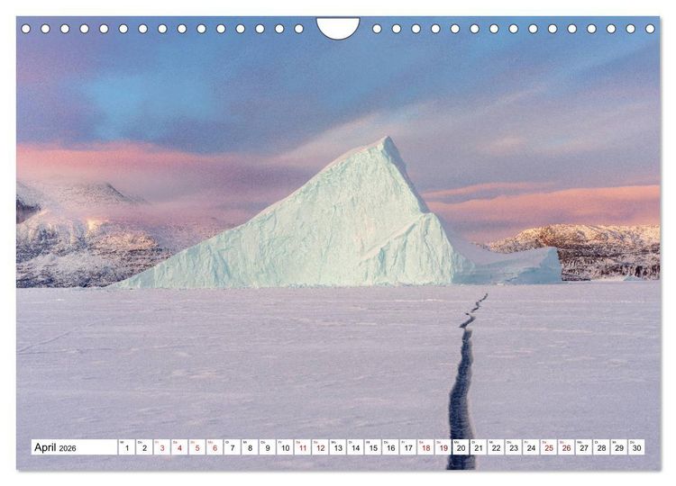 Produktbild: Eisberge - Gr&ouml;nlands magische Eisgestalten (Wandkalender 2026 DIN A4 quer), CALVENDO Monatskalender