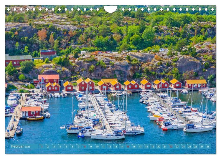 Produktbild: Schwedens sch&ouml;ne Westk&uuml;ste (Wandkalender 2026 DIN A4 quer), CALVENDO Monatskalender