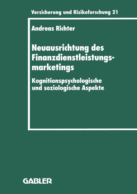 Produktbild: Neuausrichtung des Finanzdienstleistungsmarketings