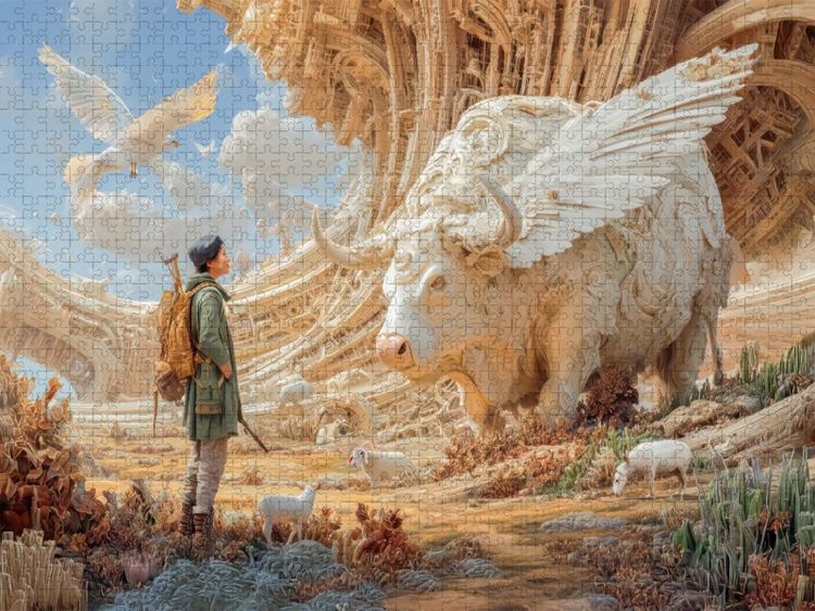 Produktbild: CALVENDO Puzzle Seltsame Tiere | 1000 Teile Lege-Gr&ouml;&szlig;e 64x48cm Foto-Puzzle f&uuml;r gl&uuml;ckliche Stunden