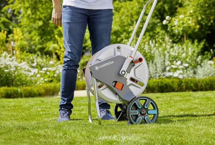 Produktbild: GARDENA 18541-20 CleverRoll M Metall Schlauchwagen 1 St. Silber