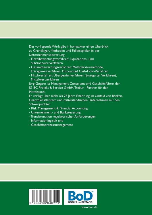 Produktbild: Unternehmensbewertung