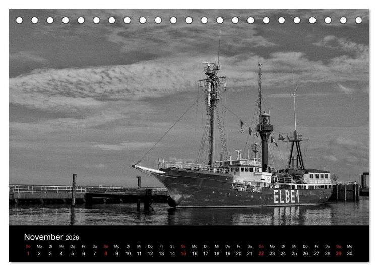 Produktbild: Willkommen in Cuxhaven (Tischkalender 2026 DIN A5 quer), CALVENDO Monatskalender