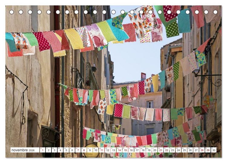 Produktbild: Montpellier - Escapades en ville et aux alentours (Calendrier de bureau 2026 DIN A5 vertical), CALVENDO calendrier mensuel