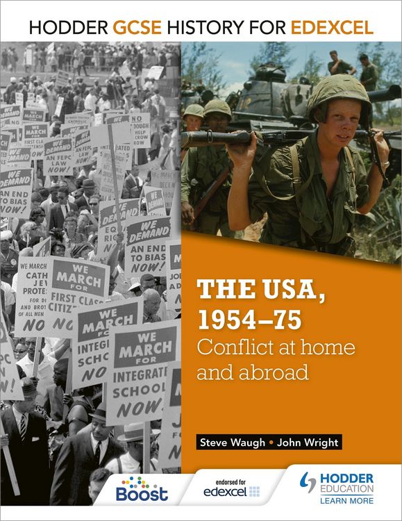 Produktbild: Hodder GCSE History for Edexcel: The USA, 1954-75: conflict at home and abroad