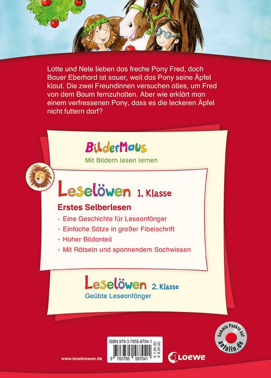 Produktbild: Lesel&ouml;wen 1. Klasse - Zwei Freundinnen und ein freches Pony
