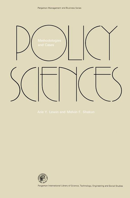 Produktbild: Policy Sciences