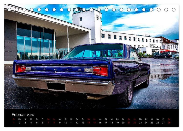 Produktbild: American Automobile (Tischkalender 2026 DIN A5 quer), CALVENDO Monatskalender