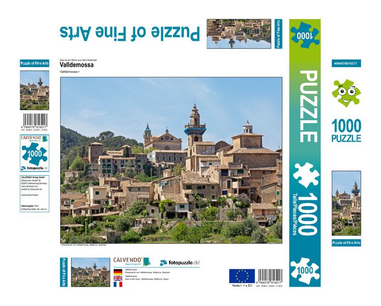 Produktbild: CALVENDO Puzzle Valldemossa | 1000 Teile Lege-Gr&ouml;&szlig;e 64x48cm Foto-Puzzle f&uuml;r gl&uuml;ckliche Stunden