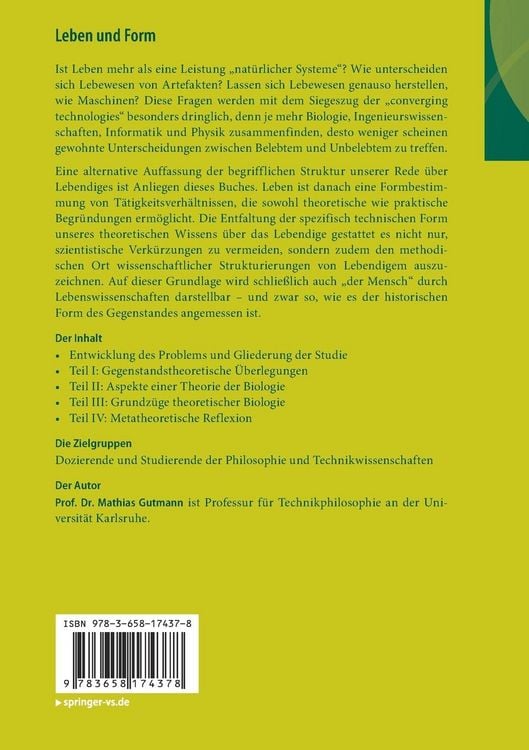 Produktbild: Leben und Form