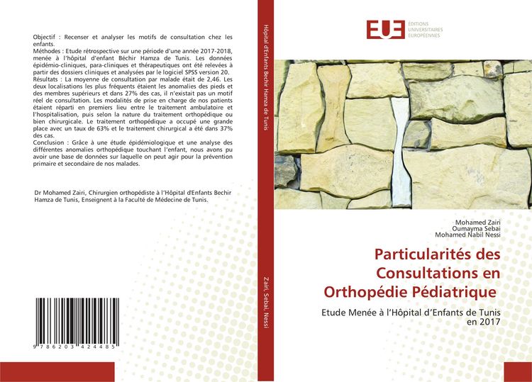 Produktbild: Particularit&eacute;s des Consultations en Orthop&eacute;die P&eacute;diatrique