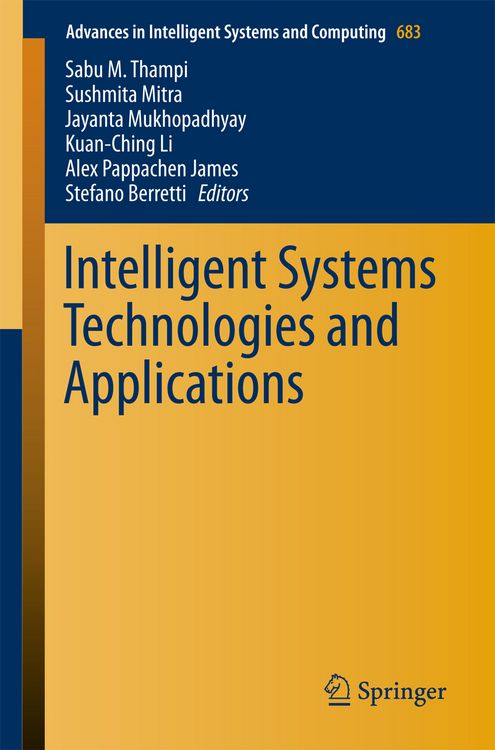 Produktbild: Intelligent Systems Technologies and Applications