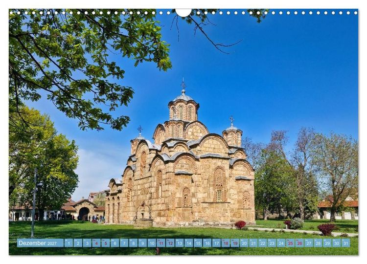 Produktbild: Moscheen und Kirchen im Kosovo (Wandkalender 2027 DIN A3 quer), CALVENDO Monatskalender