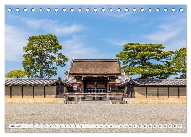 Produktbild: Kyoto - &Auml;sthetik der Stille (Tischkalender 2026 DIN A5 quer), CALVENDO Monatskalender
