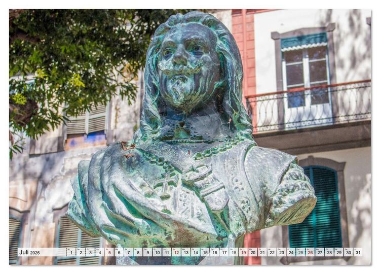 Produktbild: Funchal &ndash; Madeiras Seele am Atlantik (hochwertiger Premium Wandkalender 2026 DIN A2 quer), Kunstdruck in Hochglanz