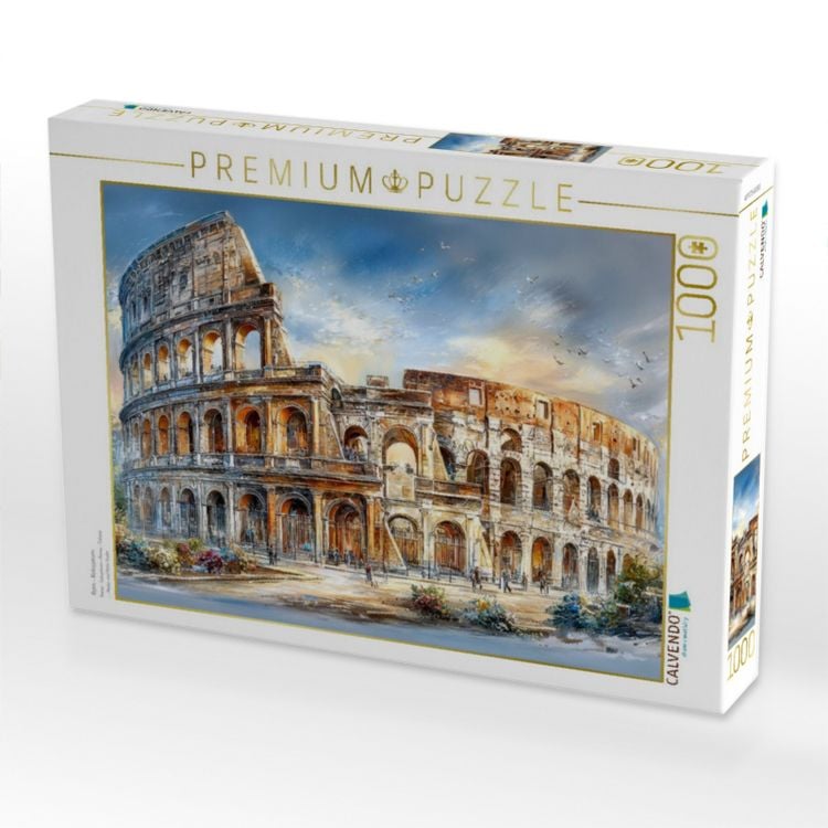 Produktbild: CALVENDO Puzzle Rom - Kolosseum | 1000 Teile Lege-Gr&ouml;&szlig;e 64x48cm Foto-Puzzle f&uuml;r gl&uuml;ckliche Stunden