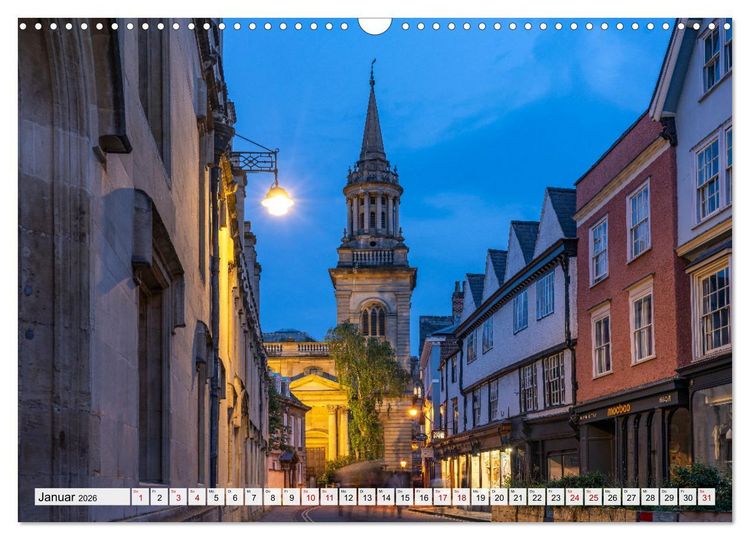 Produktbild: England - Oxford (Wandkalender 2026 DIN A3 quer), CALVENDO Monatskalender