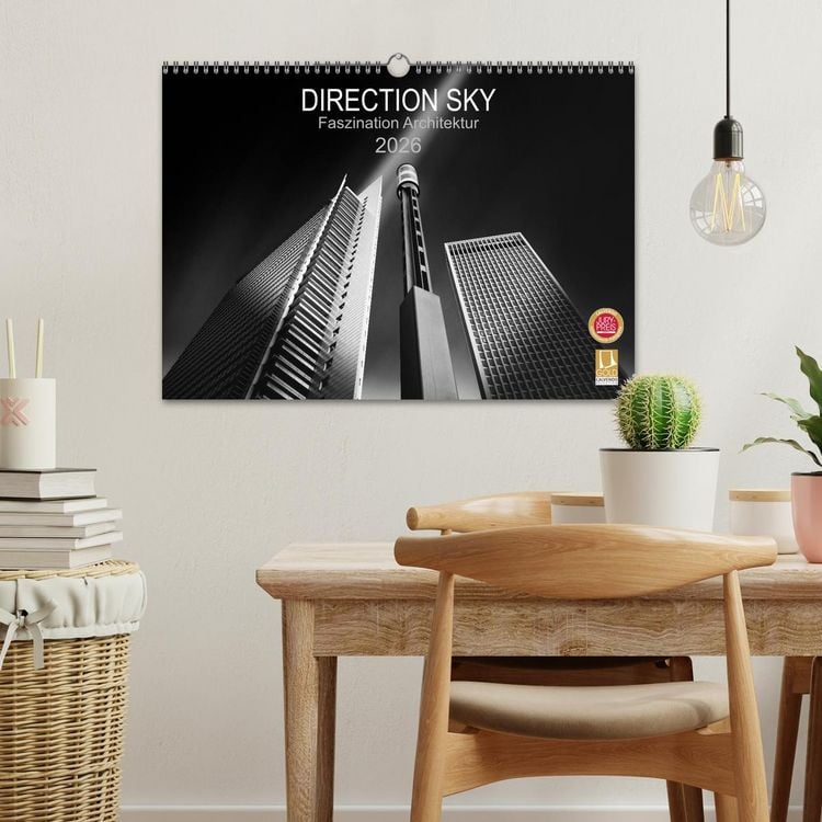 Produktbild: Direction Sky - Faszination Architektur 2026 (Wandkalender 2026 DIN A3 quer), CALVENDO Monatskalender