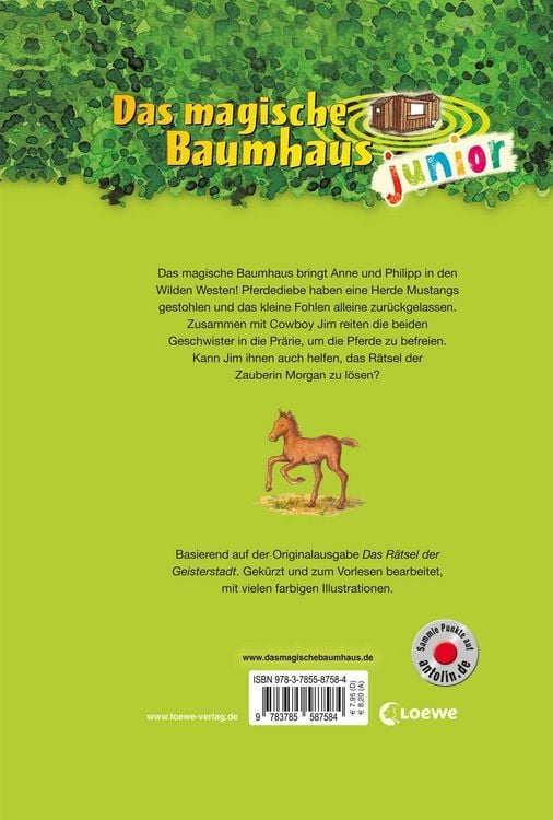 Produktbild: Das magische Baumhaus junior (Band 10) - Ritt durch den Wilden Westen