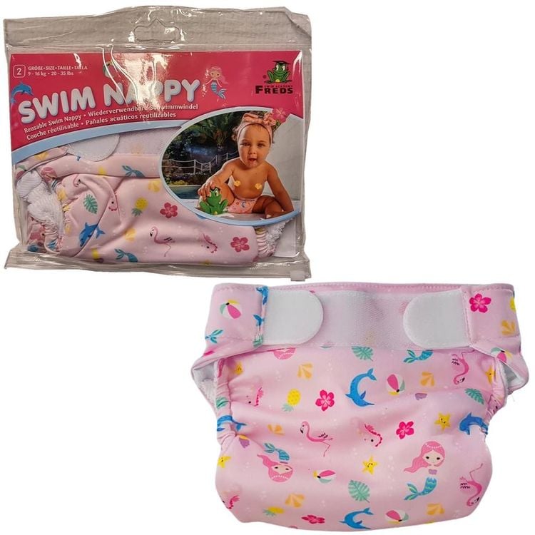 Produktbild: Freds Swim Nappy Schwimmwindel, wiederverwendbar, pink, Gr&ouml;&szlig;e 2: 9-16 kg