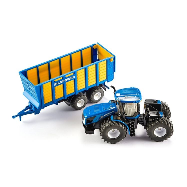 Produktbild: Siku 1947 Traktor mit Silagewagen