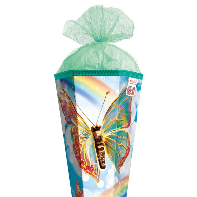 Produktbild: Motivschult&uuml;te, Rainbow Butterfly, 85 cm