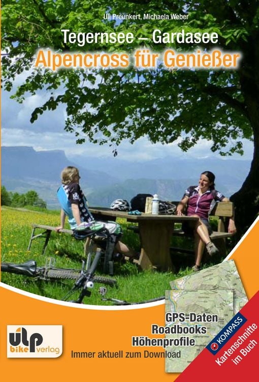 Produktbild: Tegernsee - Gardasee - Alpencross f&uuml;r Genie&szlig;er