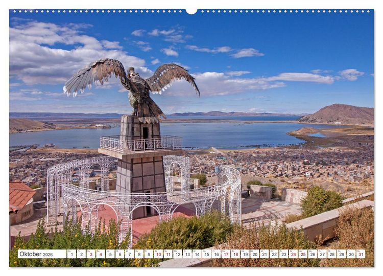 Produktbild: Vielf&auml;ltiges Peru (Wandkalender 2026 DIN A2 quer), CALVENDO Monatskalender