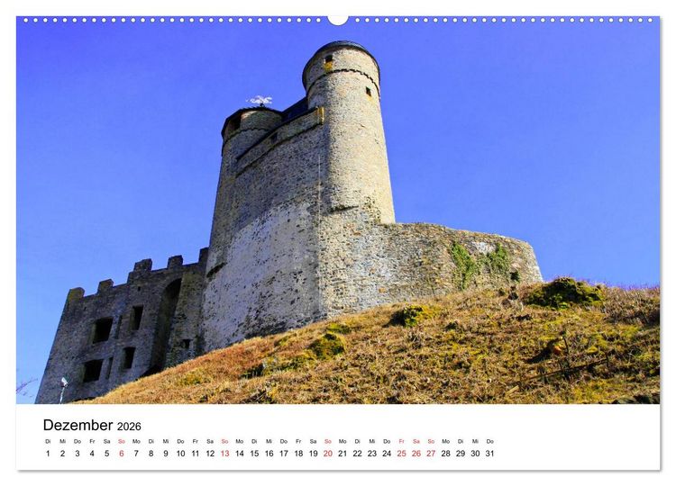 Produktbild: Deutschlands Burgen - besondere Burgen und sch&ouml;ne Schl&ouml;sser (Wandkalender 2026 DIN A2 quer), CALVENDO Monatskalender