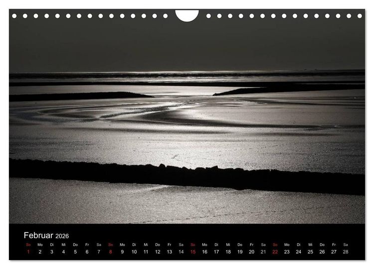 Produktbild: NORDSEE IMPRESSIONEN (Wandkalender 2026 DIN A4 quer), CALVENDO Monatskalender