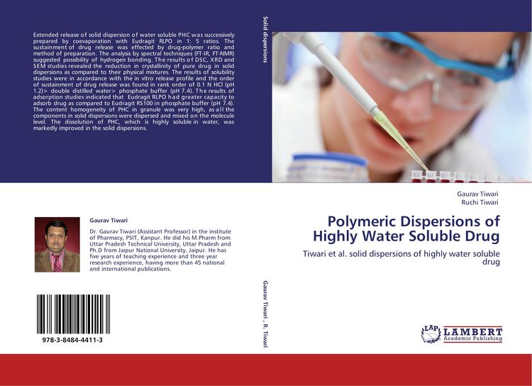 Produktbild: Polymeric Dispersions of Highly Water Soluble Drug