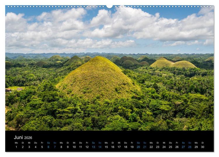 Produktbild: Philippinen Foto Wandkalender 2026 (Wandkalender 2026 DIN A2 quer), CALVENDO Monatskalender