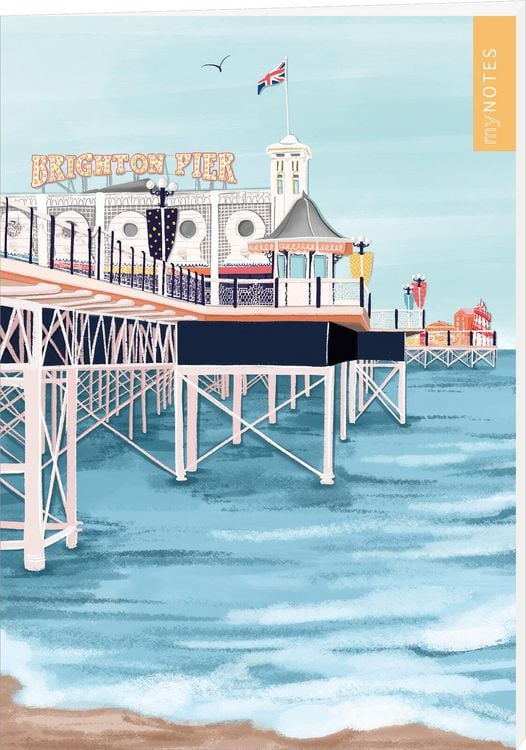 Produktbild: MyNOTES Papeterie: Notizheft Simply, Katy &ndash; Brighton Pier