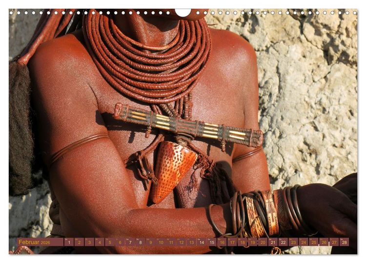 Produktbild: Himba - Der Schmuck der sch&ouml;nen Frauen (Wandkalender 2026 DIN A3 quer), CALVENDO Monatskalender