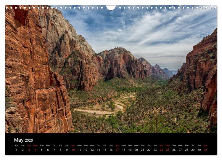 Produktbild: USA Nature Deluxe (Wall Calendar 2026 DIN A3 landscape), CALVENDO 12 Month Wall Calendar