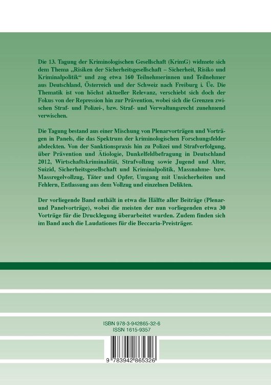 Produktbild: Risiken der Sicherheitsgesellschaft