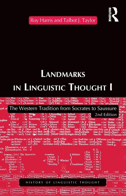 Produktbild: Landmarks In Linguistic Thought Volume I