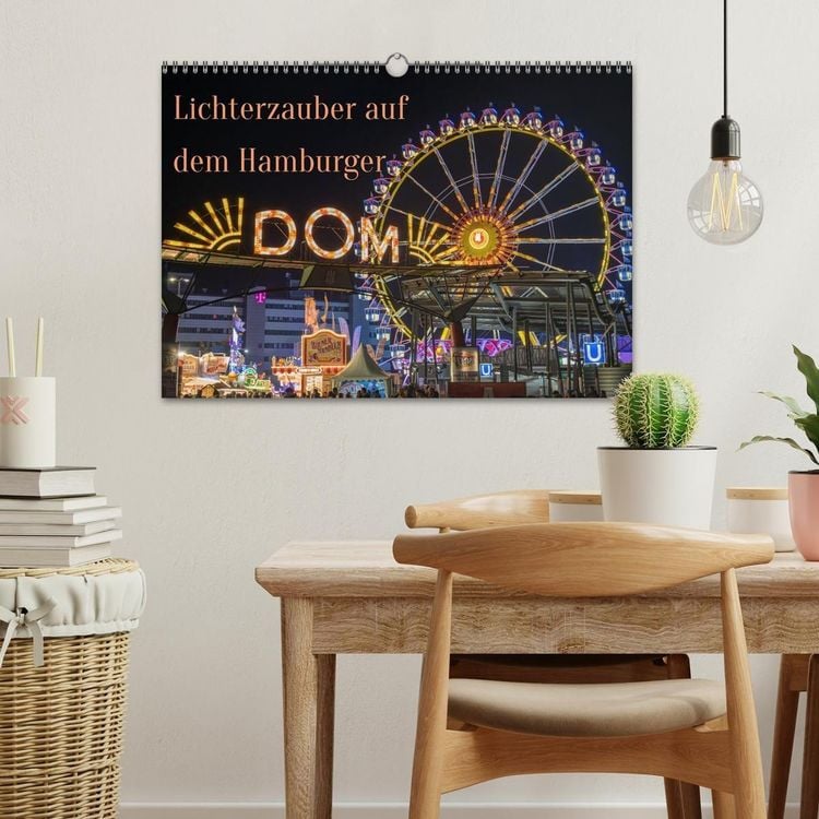 Produktbild: Lichterzauber auf dem Hamburger Dom (Wandkalender 2027 DIN A3 quer), CALVENDO Monatskalender