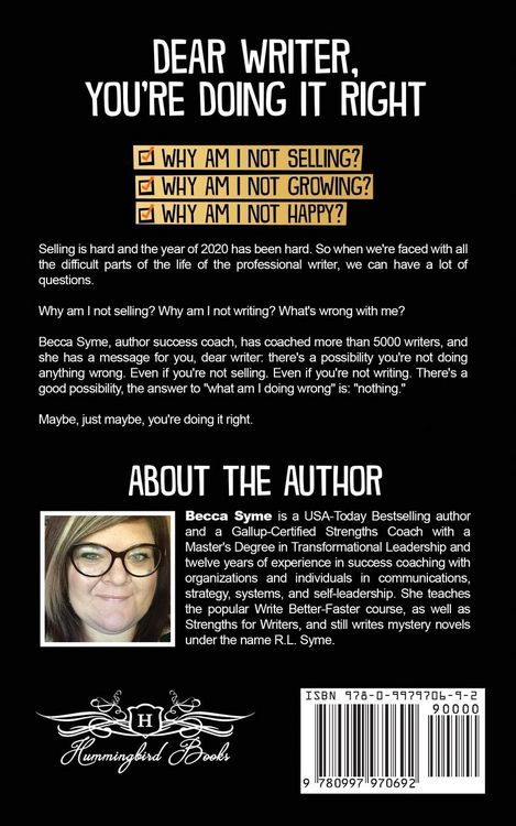 Produktbild: Dear Writer, You're Doing It Right